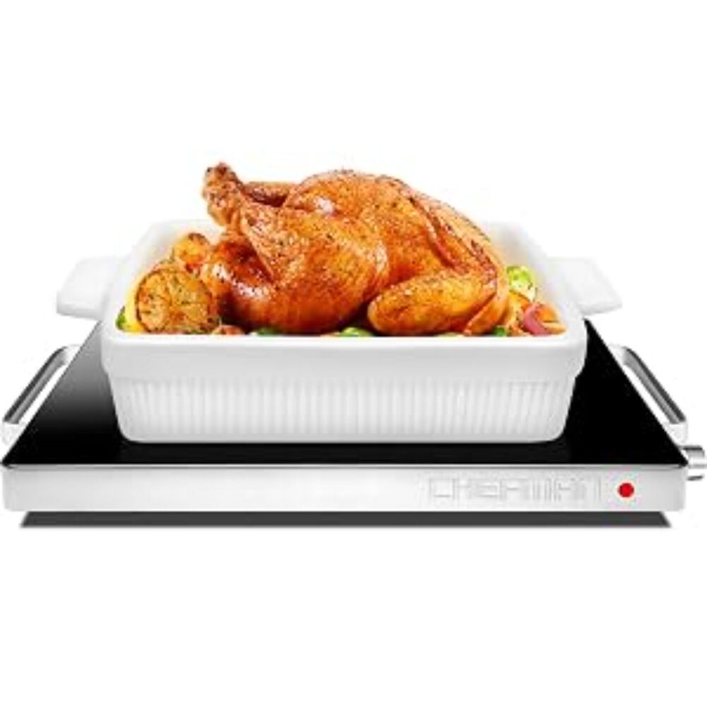 Chefman Glass Top Warming Tray